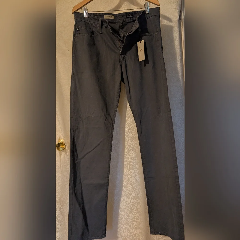 AG Adriano Goldschmied Mens Dark Grey Jeans NWR - Picture 4 of 15